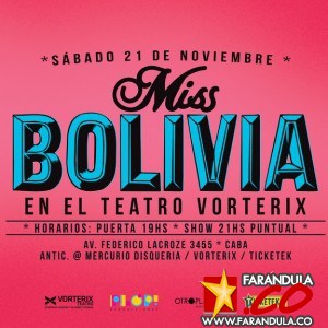 MISS BOLIVIA - VORTERIX