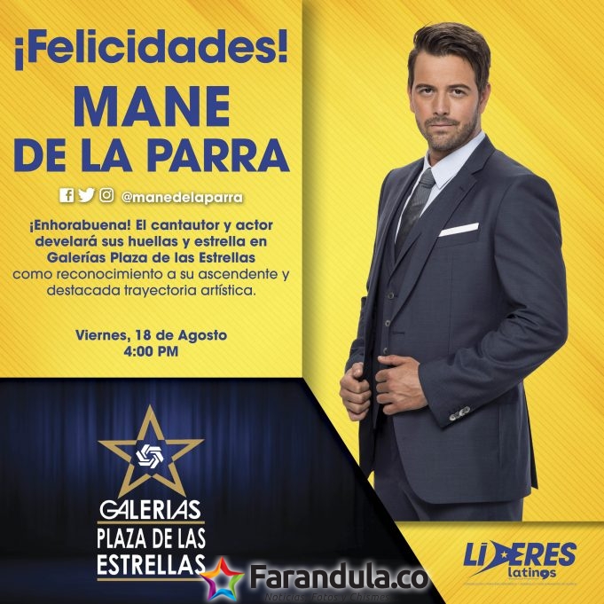 Mane de la Parra devela sus huellas en el Paseo de las Luminarias de México