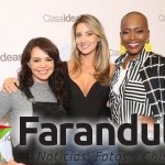 Natasha Klauss, actriz; Daniella Álvarez, presentadora, y Belky Arizala, modelo
