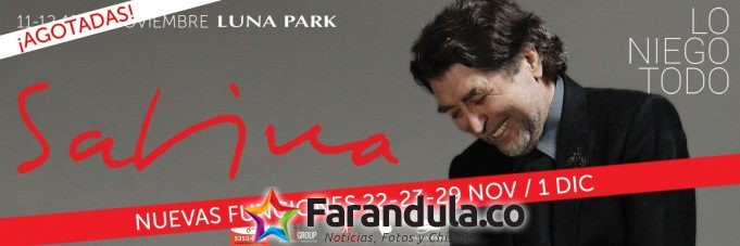 A 8 meses de los Luna Park, Sabina agotó las primeras 4 funciones